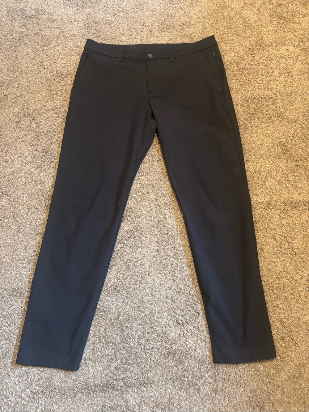 lululemon athletica Men's Black Performance Dress Pants